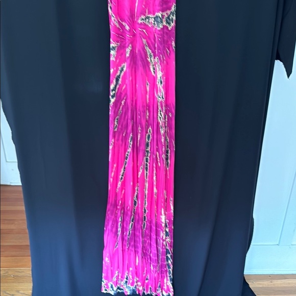 Go Couture Vibrant Pink Tie-Dye Dress, medium; made in USA - Picture 7 of 8